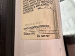 General Appearance with Second Serial Number/VIN Photo