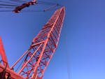 Crane Superstructure with Boom Length