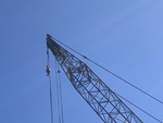 Crane Superstructure with Boom Point Section