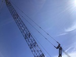 Crane Superstructure with Pendant Line (Boom Tension Line)