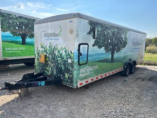 2014 Wells Cargo EW2424-B 24 ft T/A Enclosed Trailer