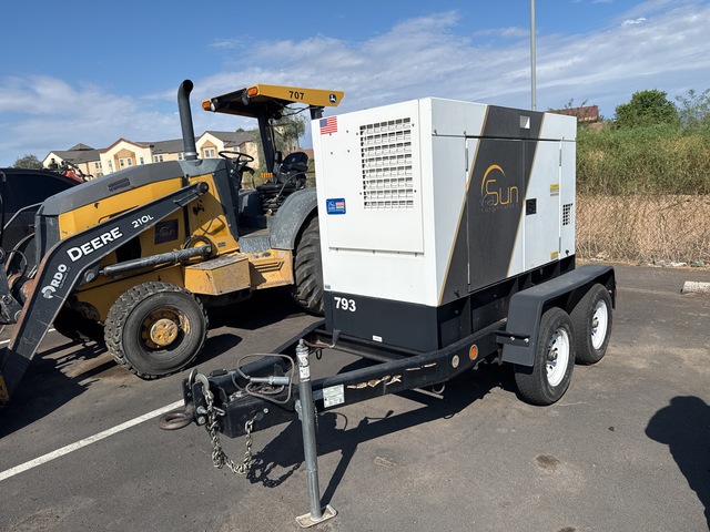2013 Doosan DCA45US 36 kW Mobile Generator Set
