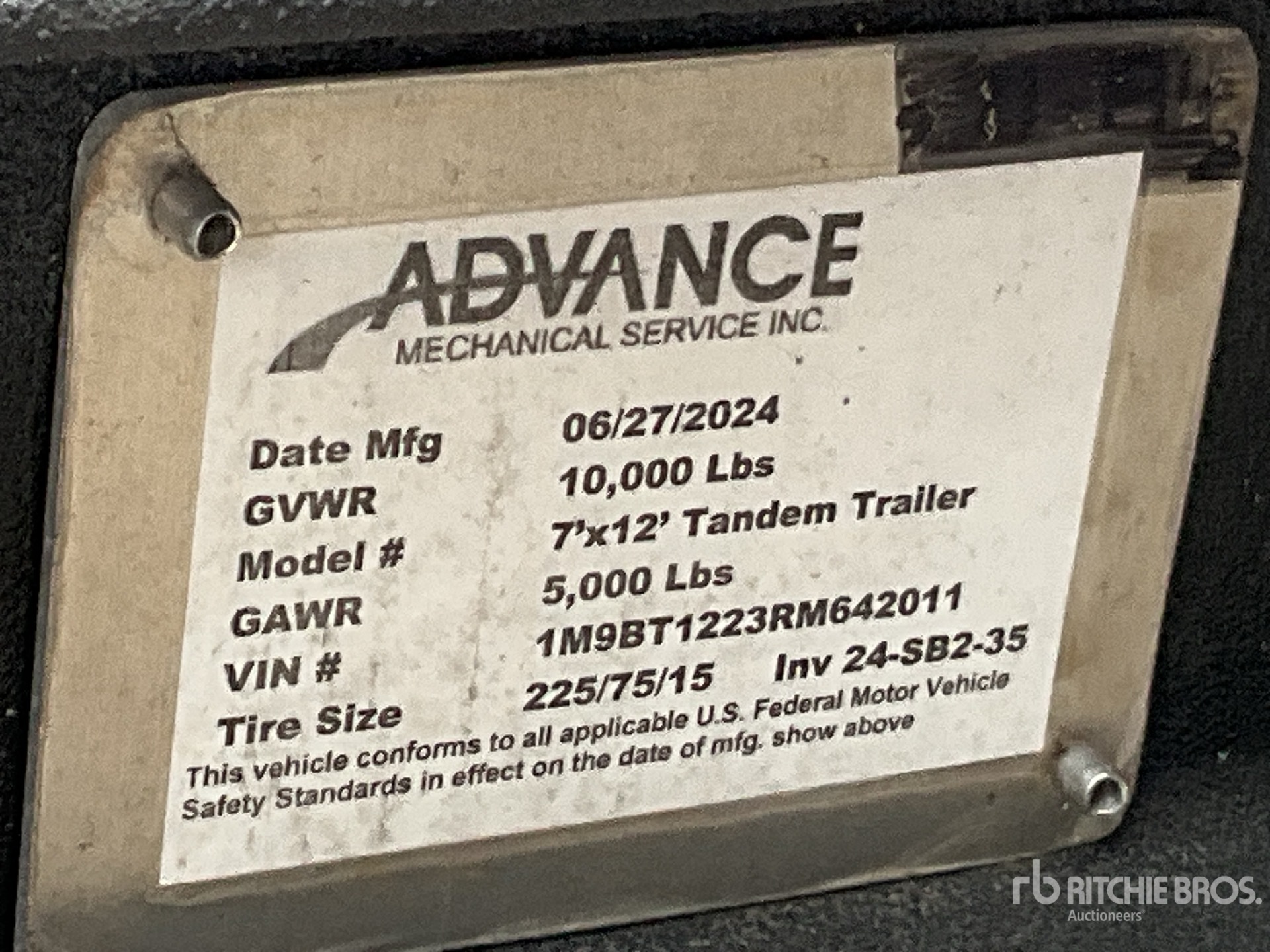 General Appearance with Seriennummer / FIN