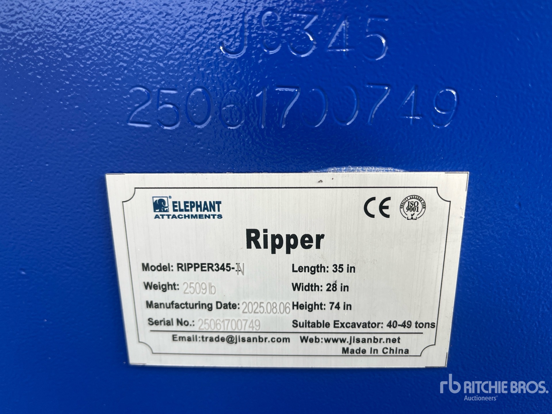 General Appearance with Seriennummer / FIN