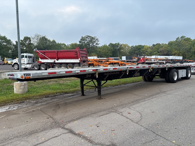 2007 Transcraft Eagle W2 48 ft T/A Spread Axle Flatbed Trailer