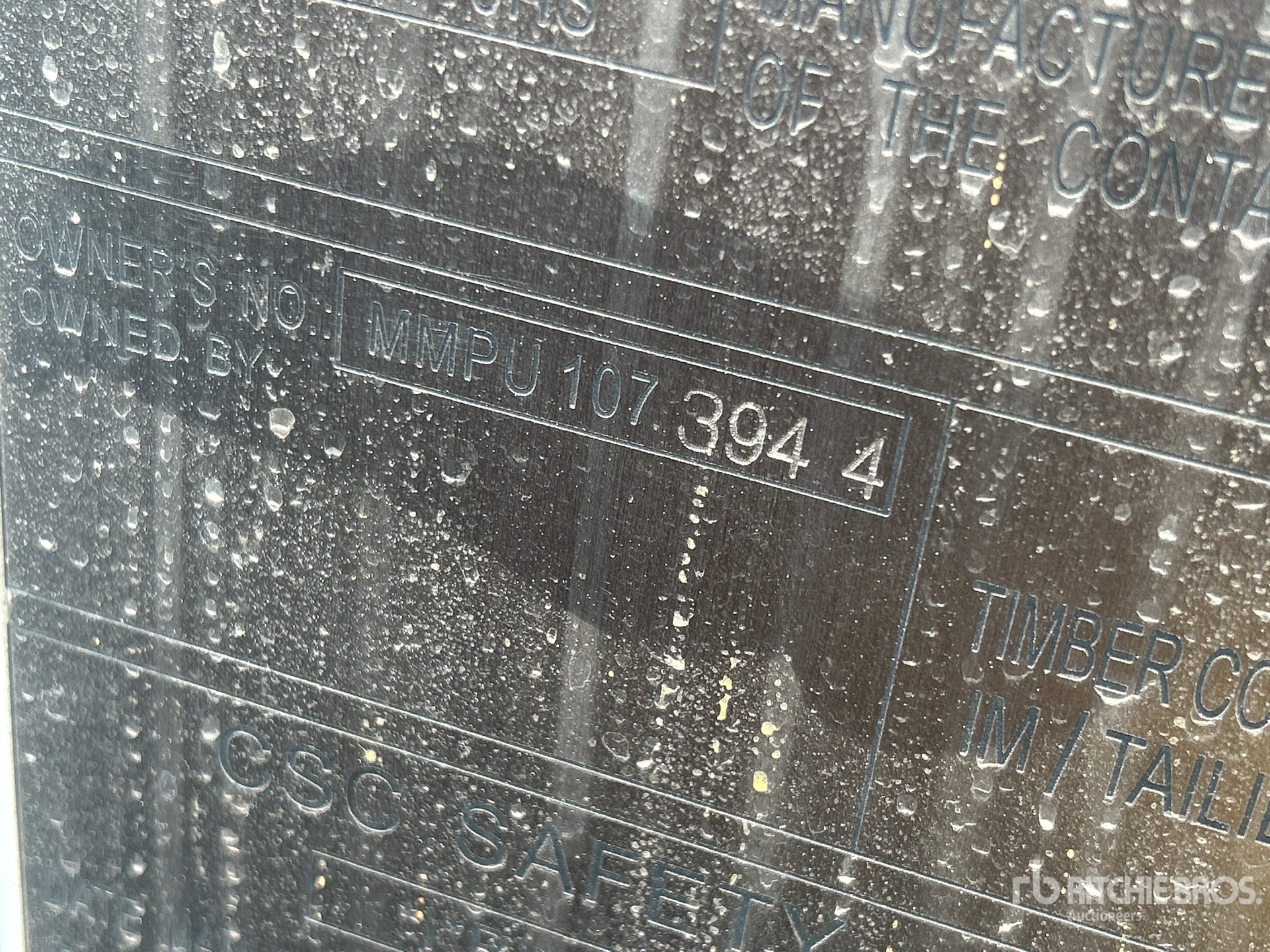 General Appearance with Numero seriale/numero d’identificazione del veicolo (VIN)