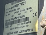General Appearance with Refrigeration Unit Serial Number