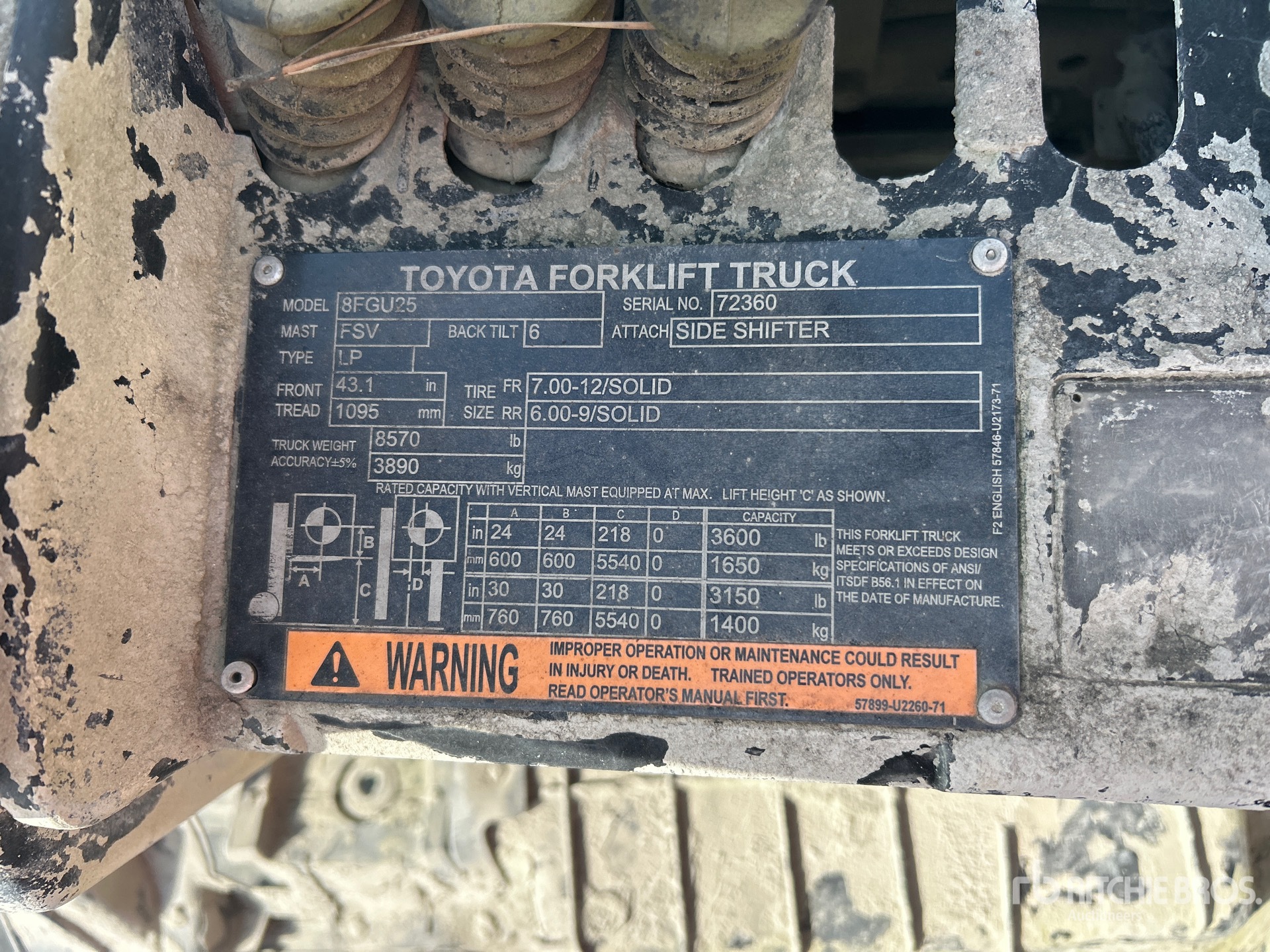 Photo of a 2016 Toyota 8FGU25