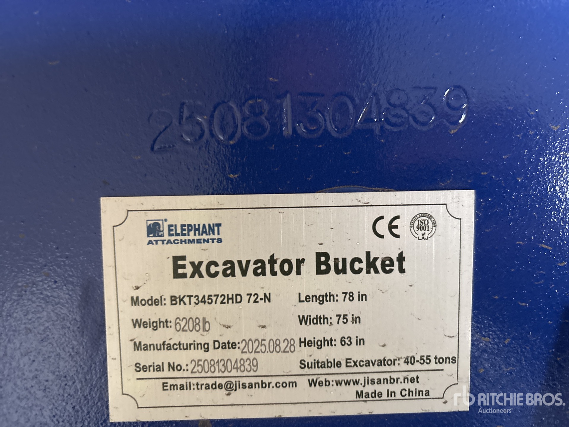 General Appearance with N.º de serie/VIN