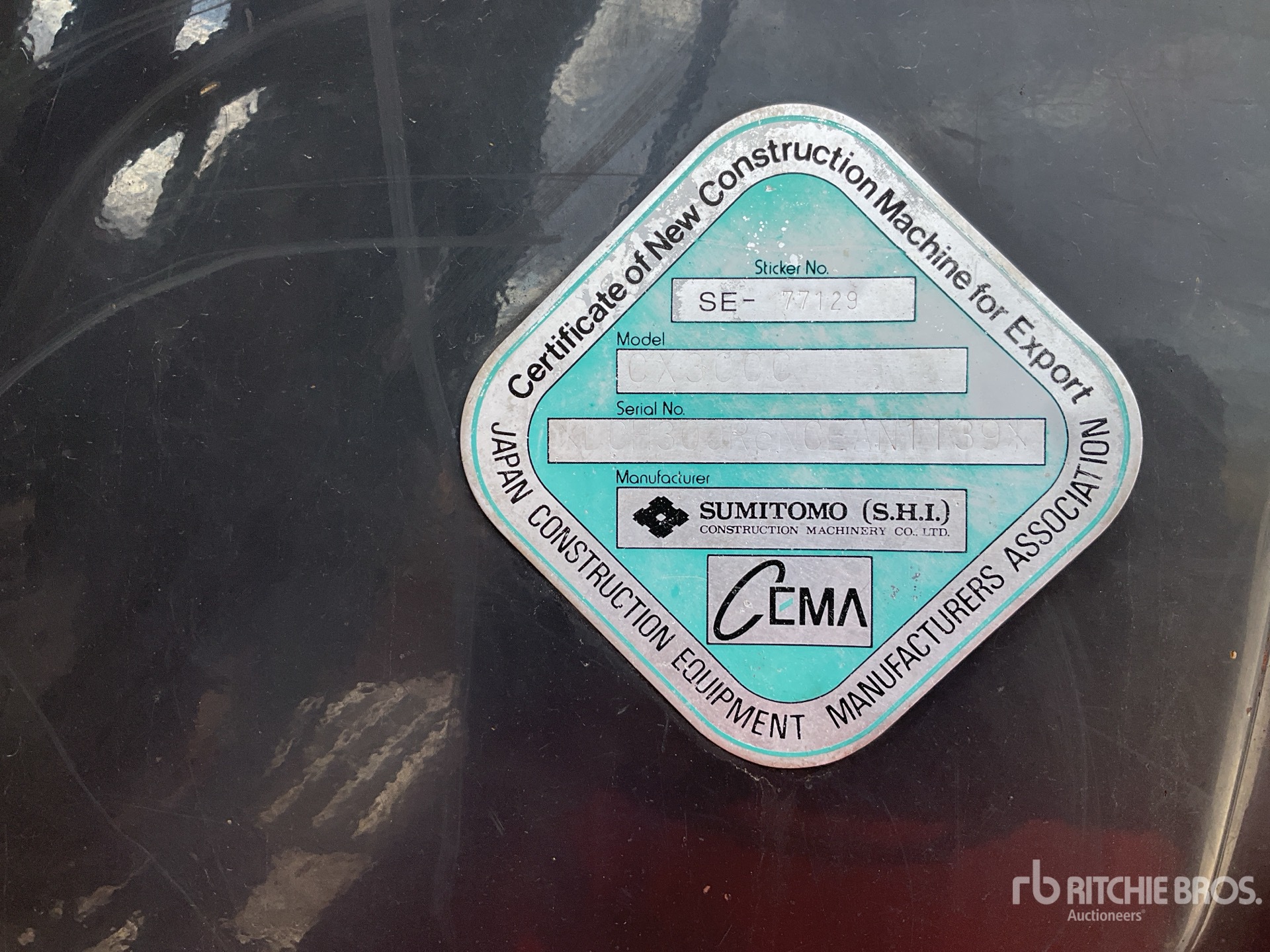 General Appearance with Numéro de série/Numéro d'identification du véhicule automobile