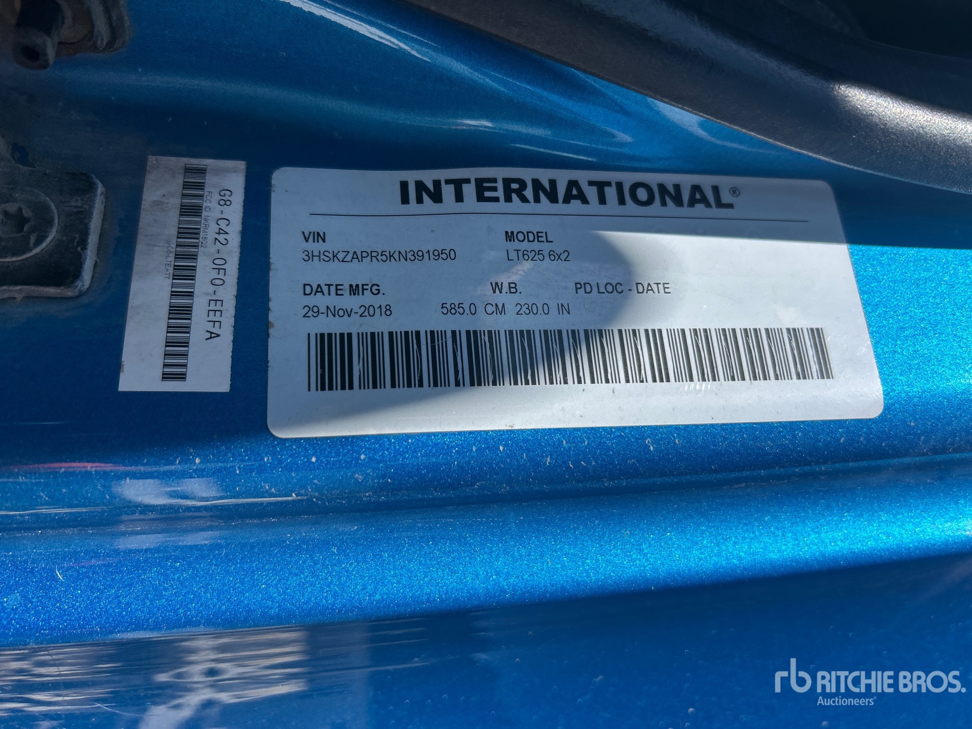 2019 International LT625