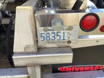 Trailer Chassis with License Plate Light Functional