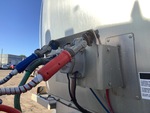 Trailer Chassis with Power Receptacle Functional