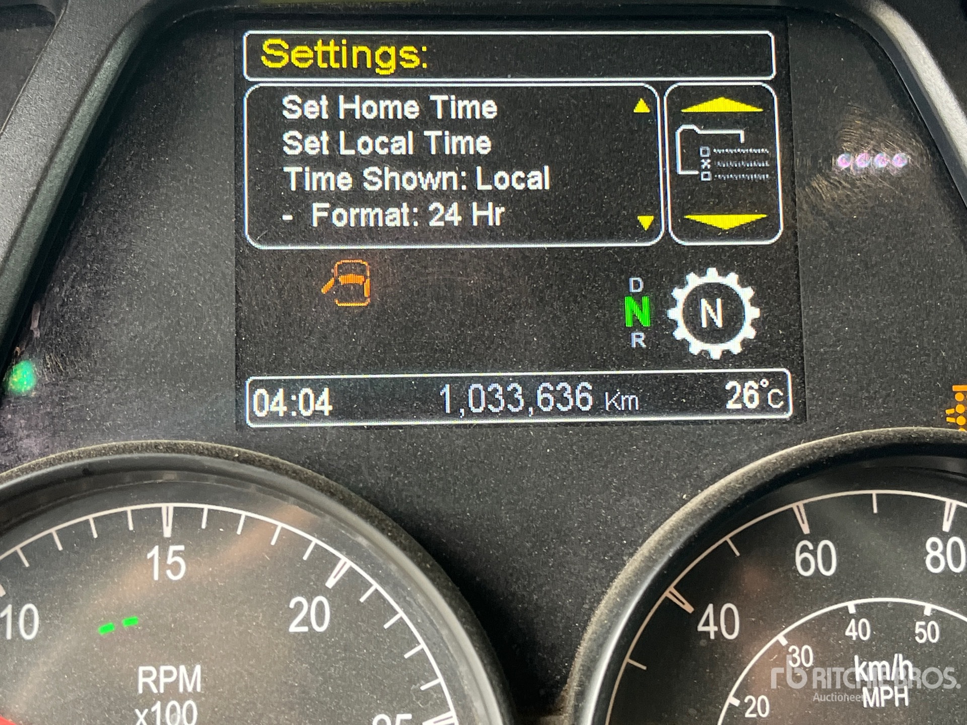 General Appearance with Hour Meter / Odometer