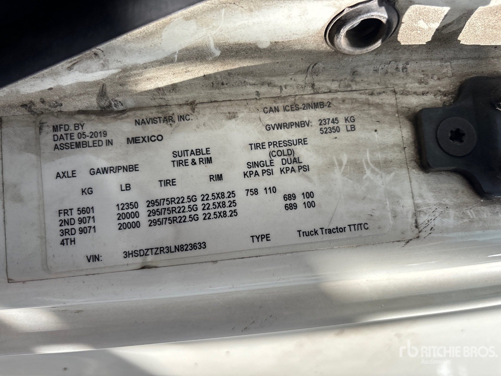 General Appearance with Second Serial Number/VIN Photo