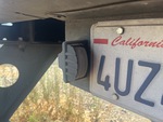 Trailer Chassis with License Plate Light Functional