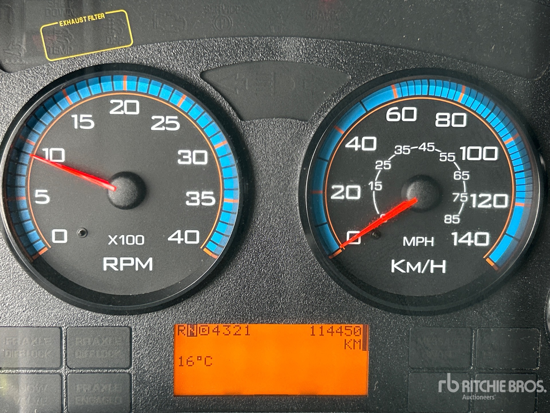 General Appearance with Hour Meter / Odometer