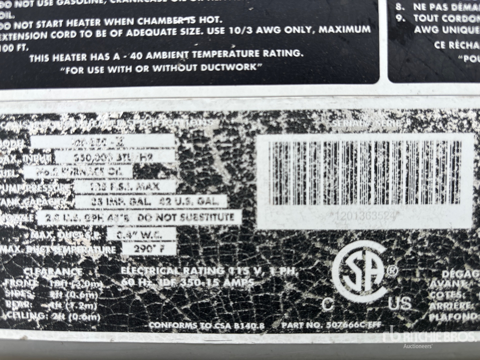 General Appearance with Numéro de série/Numéro d'identification du véhicule automobile
