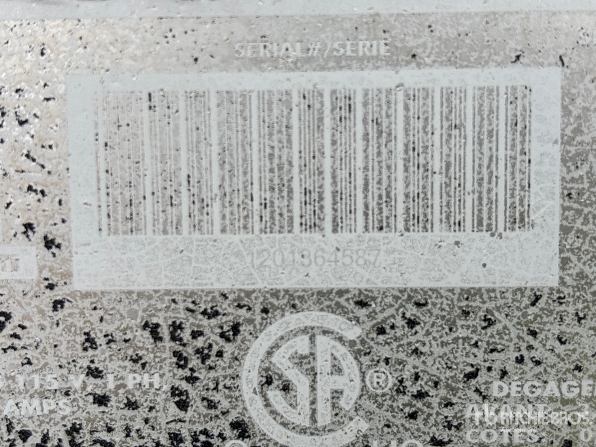 General Appearance with Numéro de série/Numéro d'identification du véhicule automobile