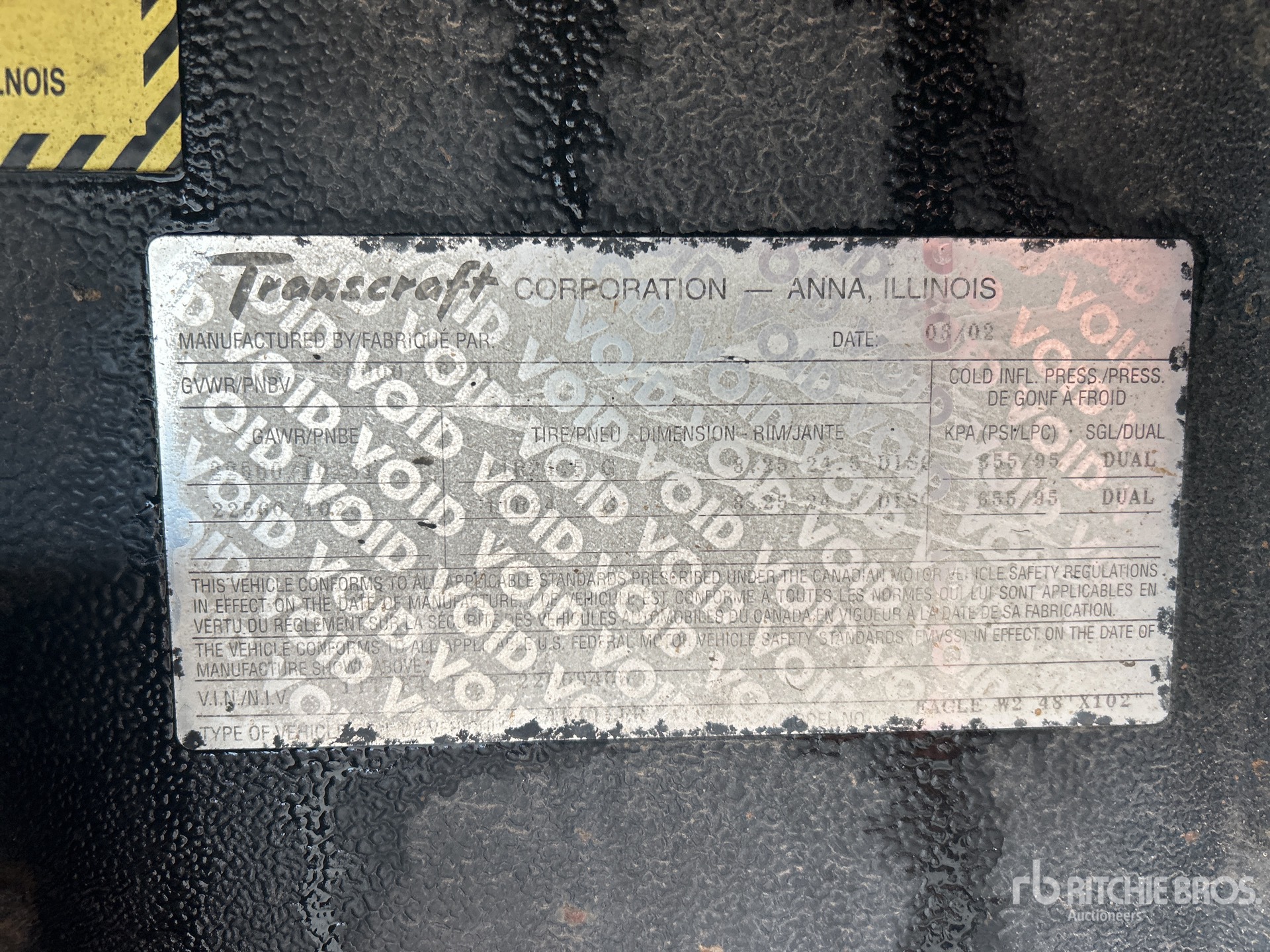 General Appearance with Numéro de série/Numéro d'identification du véhicule automobile