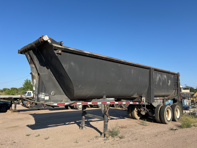 1995 Western Construction 26 ft T/A Frameless End Dump Trailer