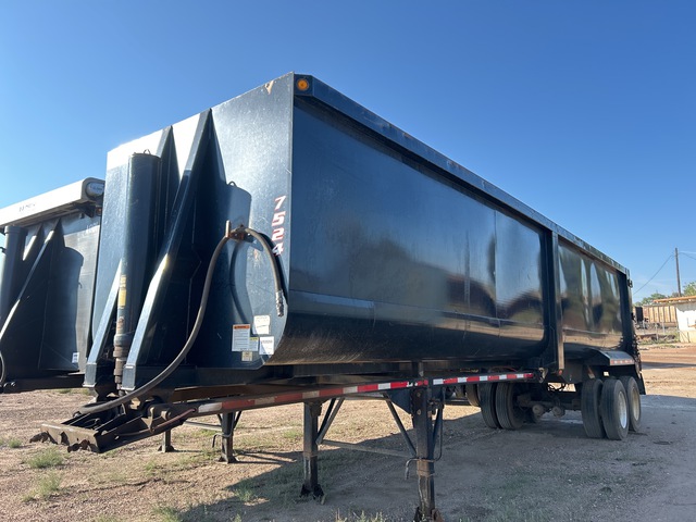 2012 MAC T/A Frameless End Dump Trailer