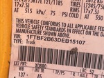 Aspect général with Numéro de série/Numéro d'identification du véhicule automobile