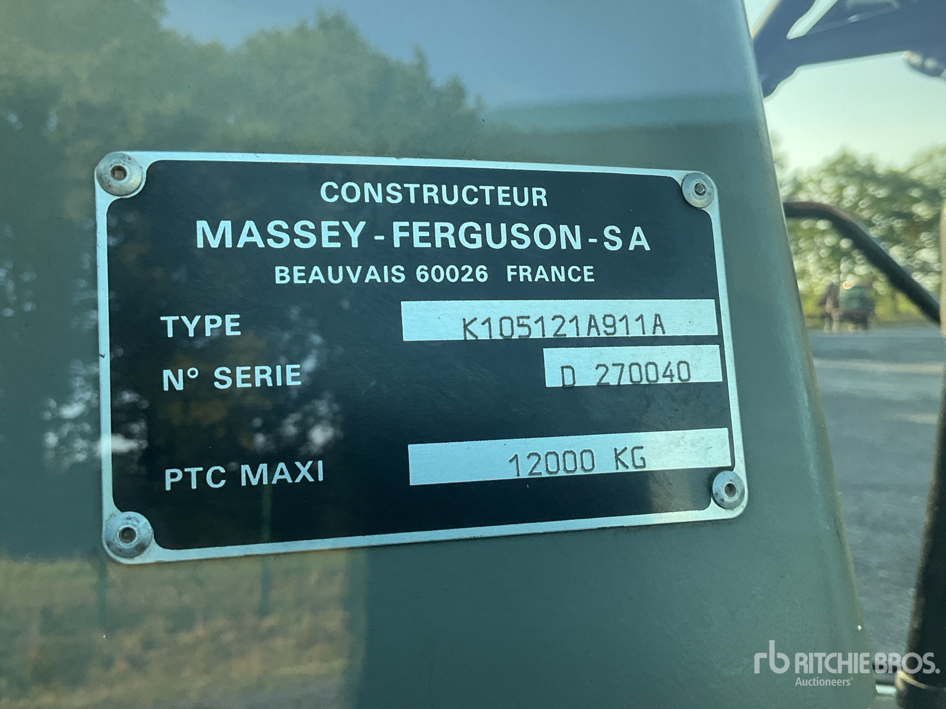 General Appearance with Numéro de série/Numéro d'identification du véhicule automobile