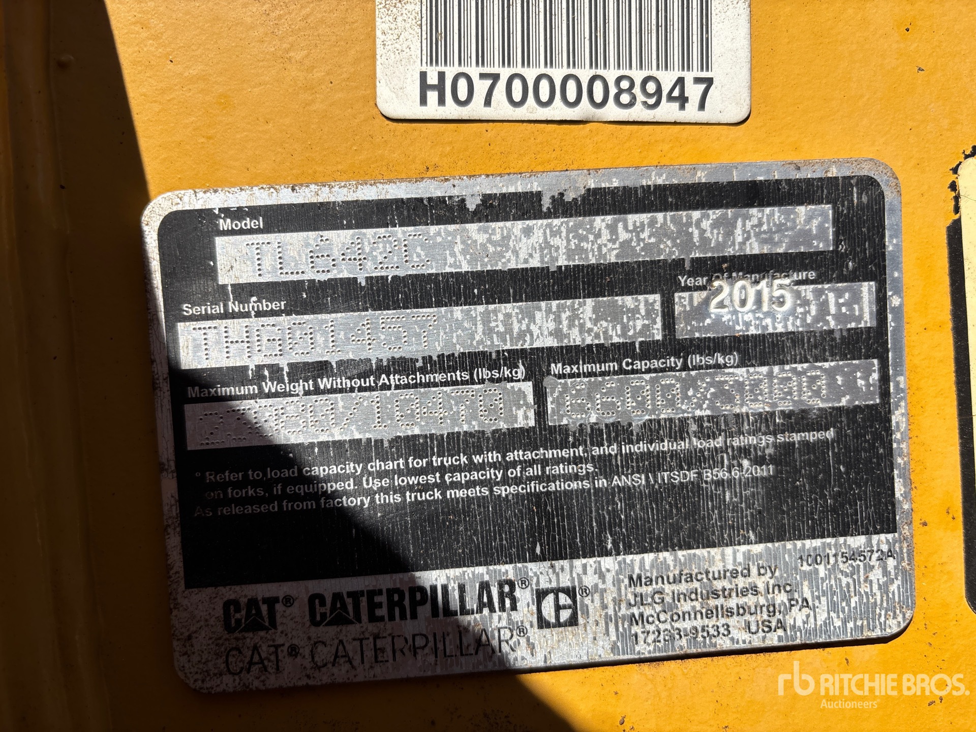 General Appearance with Numéro de série/Numéro d'identification du véhicule automobile