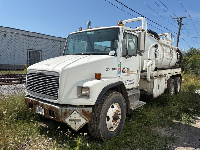 2001 Keith Huber Dominator on 2002 Freightliner FL80 6x4 Vacuum Tanker Truck 2001 Keith Huber Dominator on 2002 Freightliner FL80 6x4 Vacuum Tanker Truck