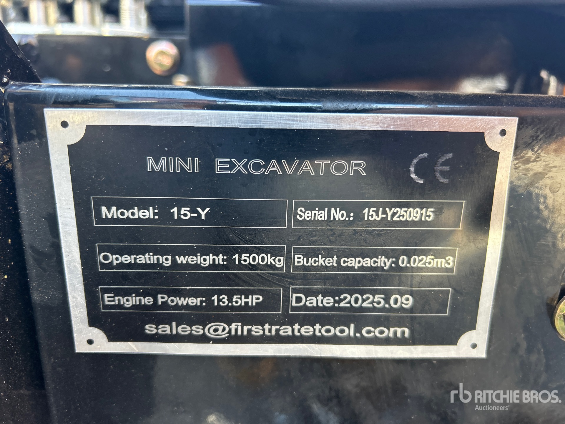 General Appearance with N.º de serie/VIN