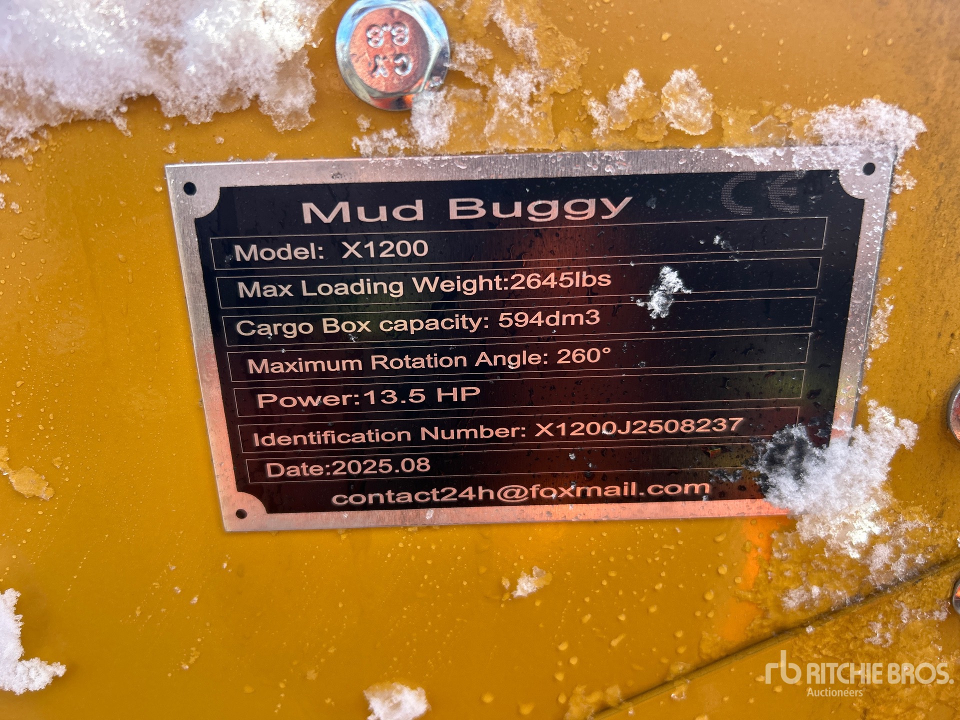 General Appearance with Numéro de série/Numéro d'identification du véhicule automobile