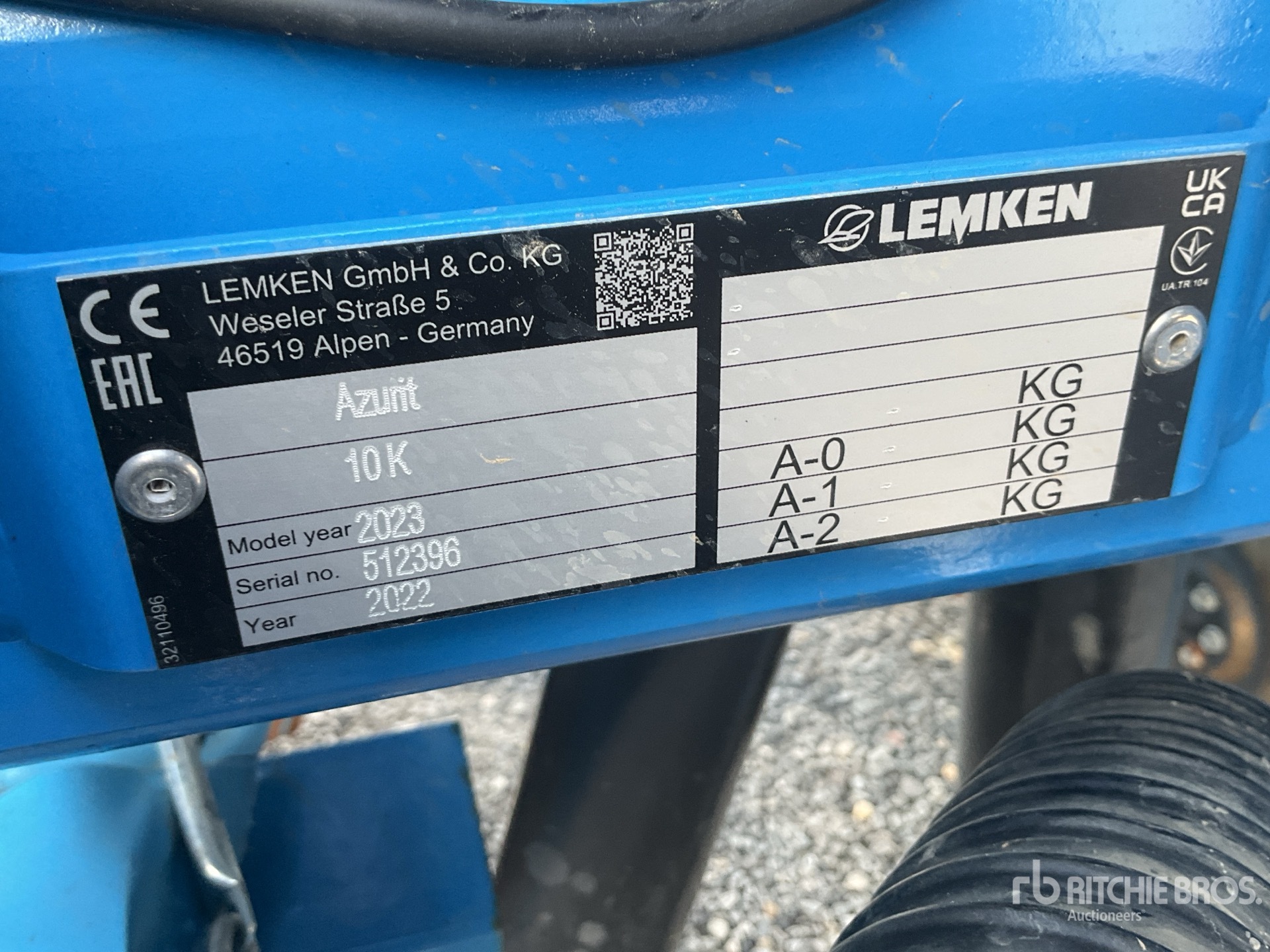 General Appearance with Numero seriale/numero d’identificazione del veicolo (VIN)
