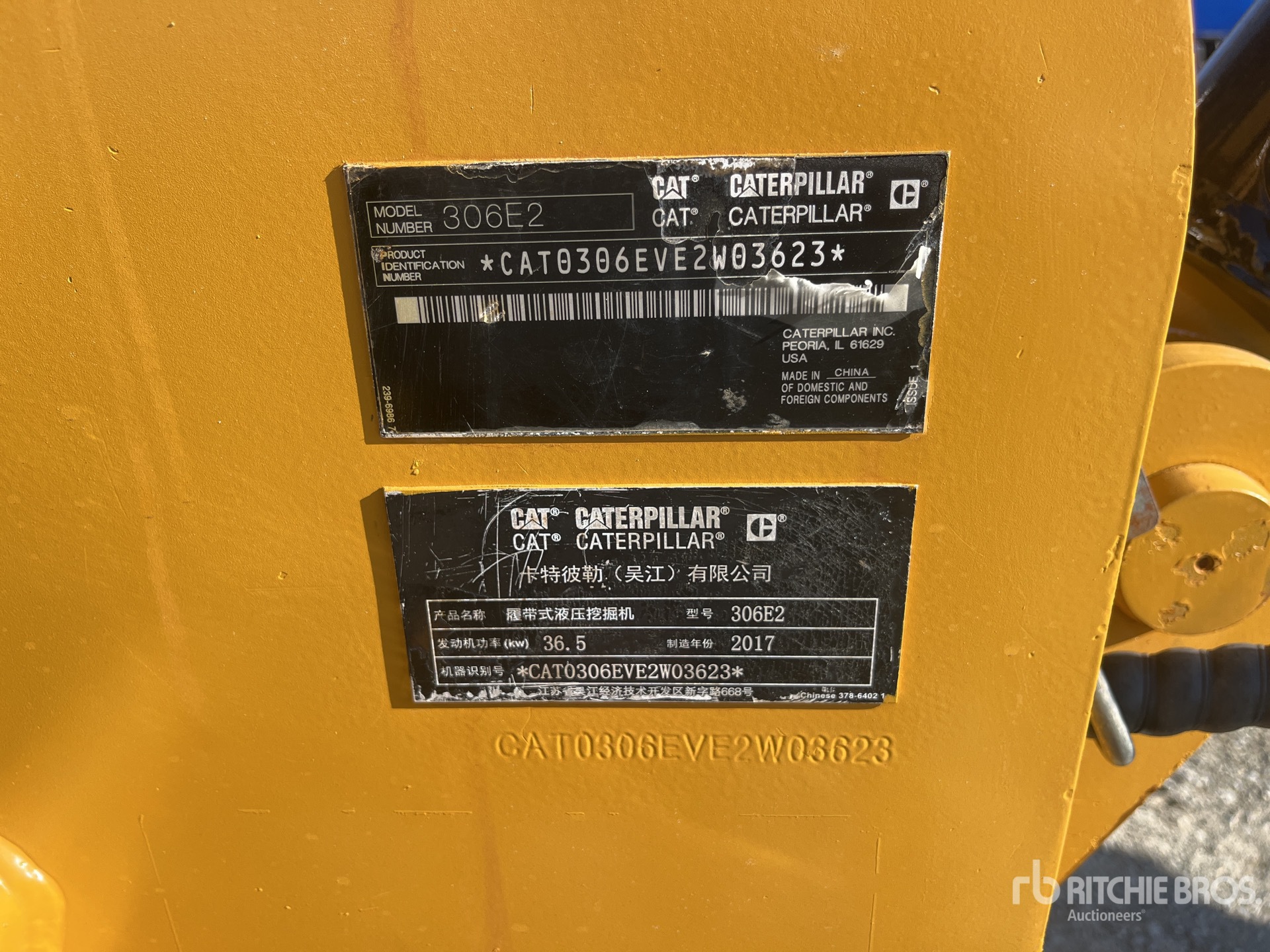 EXCAVADORA 2018 CATERPILLAR 306E2