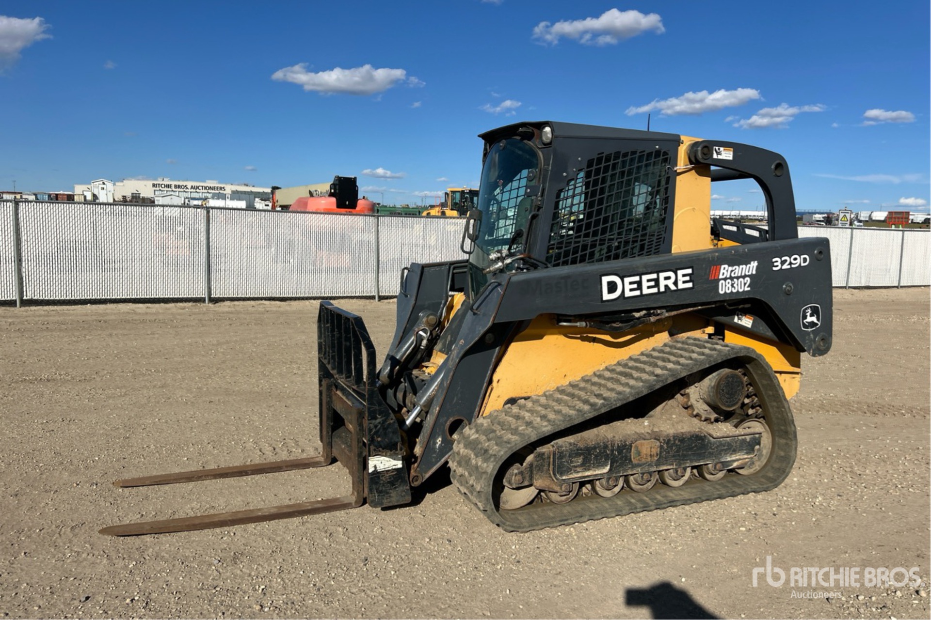 MINI CARGADOR SOBRE ORUGAS 2013 JOHN DEERE 329D