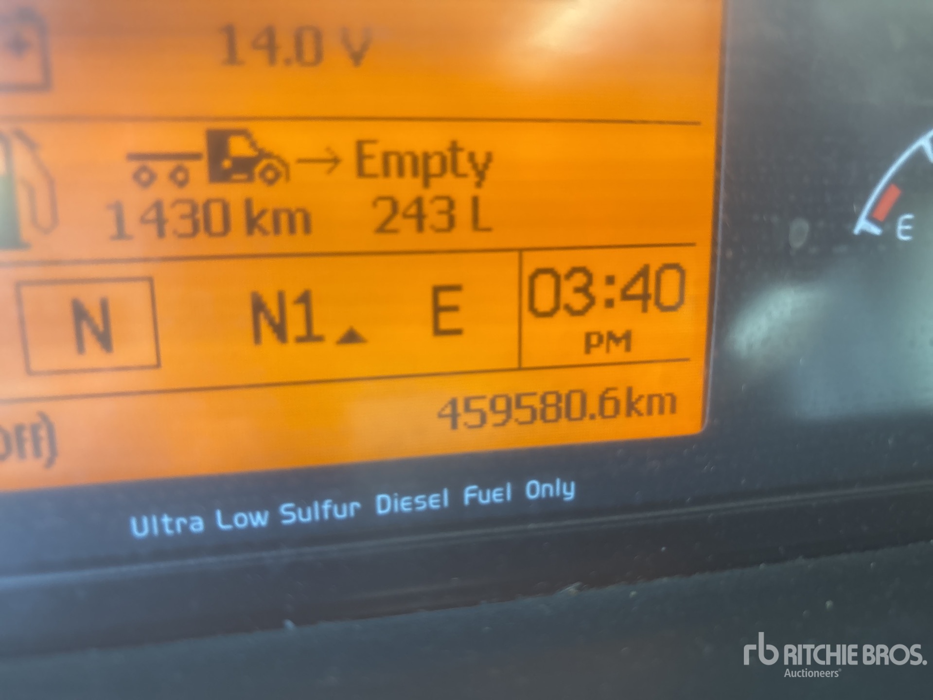 General Appearance with Hour Meter / Odometer