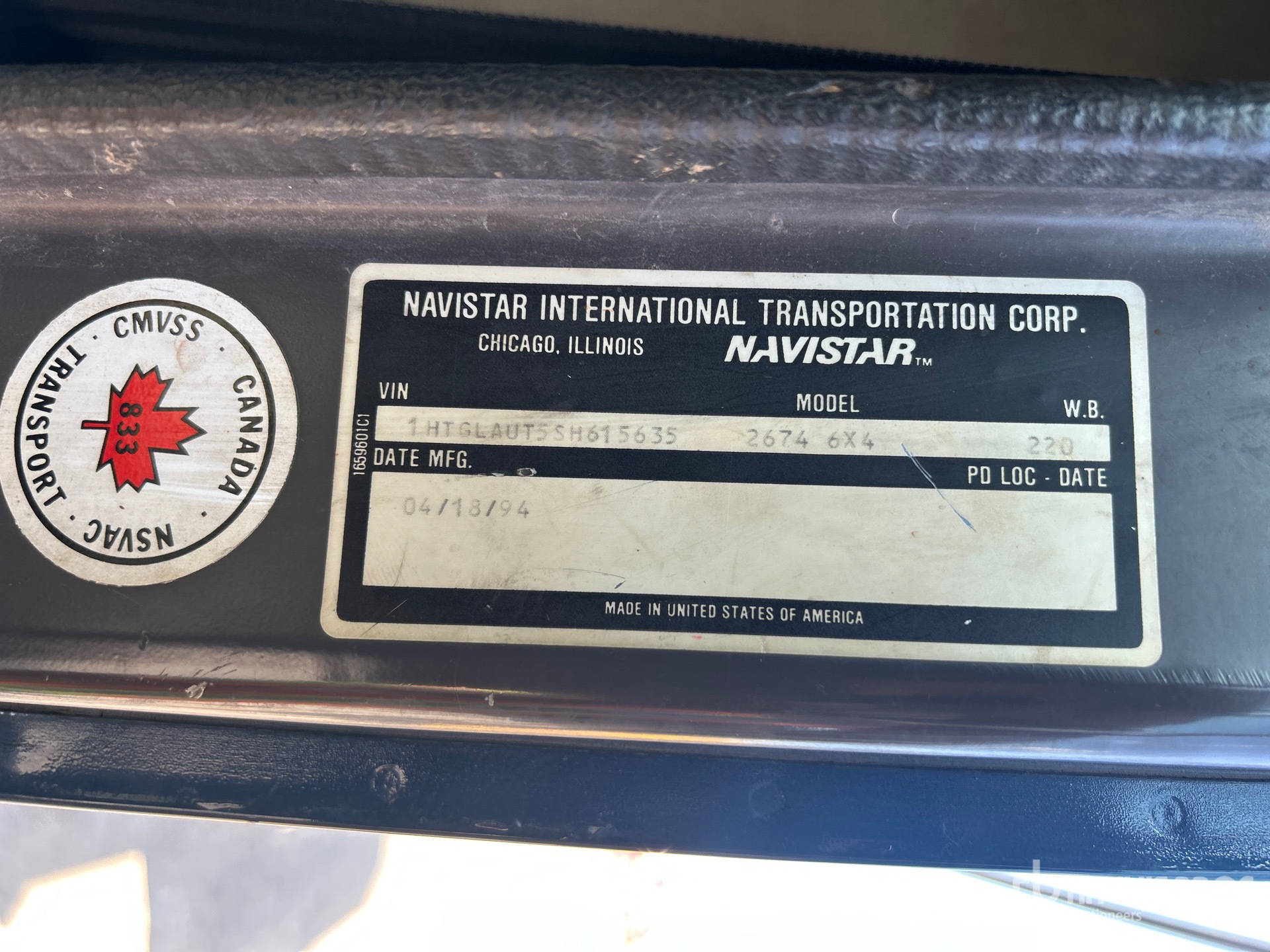 Aspect général with Numéro de série/Numéro d'identification du véhicule automobile