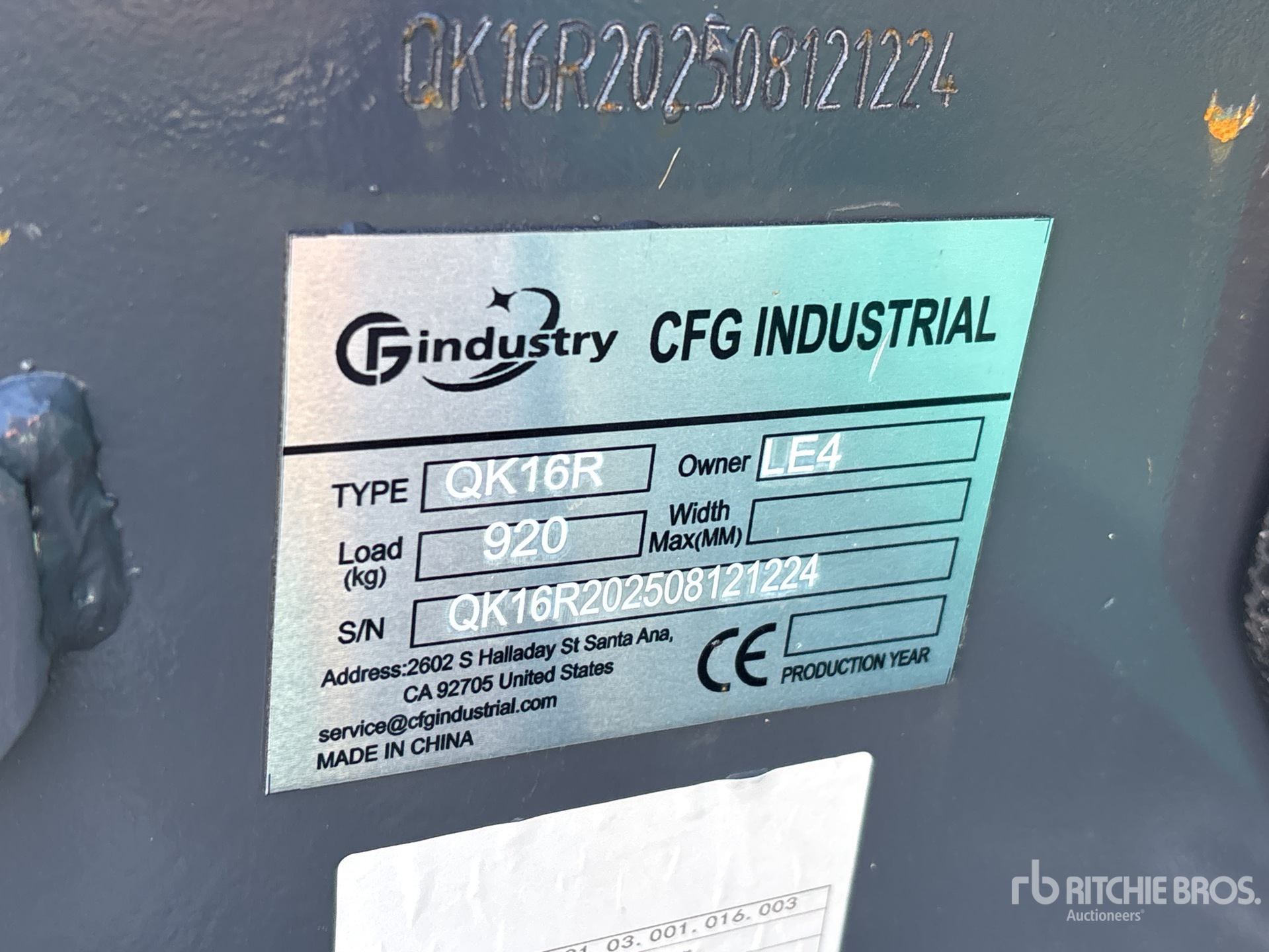 General Appearance with Seriennummer / FIN