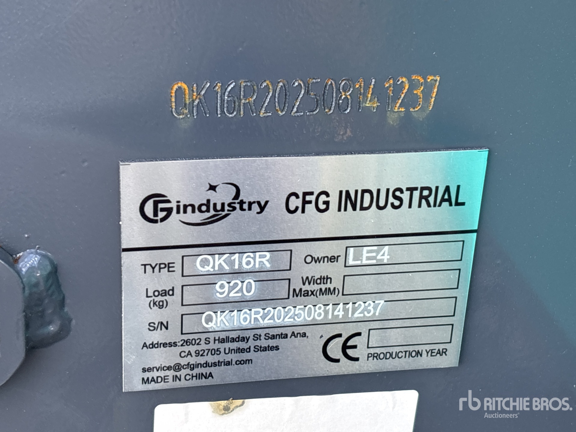 General Appearance with Seriennummer / FIN