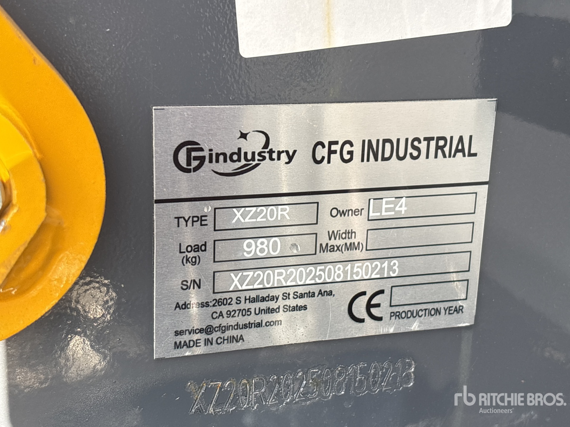 General Appearance with Seriennummer / FIN