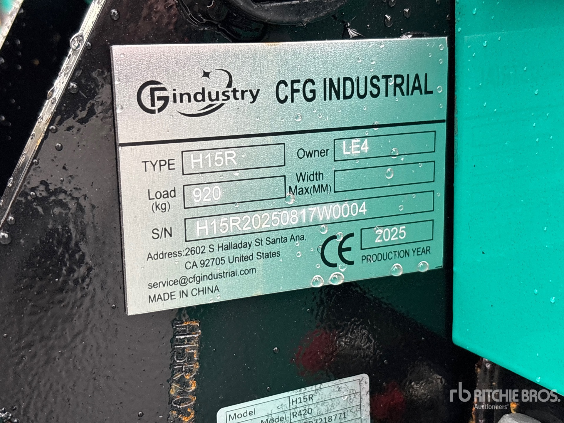 General Appearance with Numer seryjny/numer identyfikacyjny pojazdu