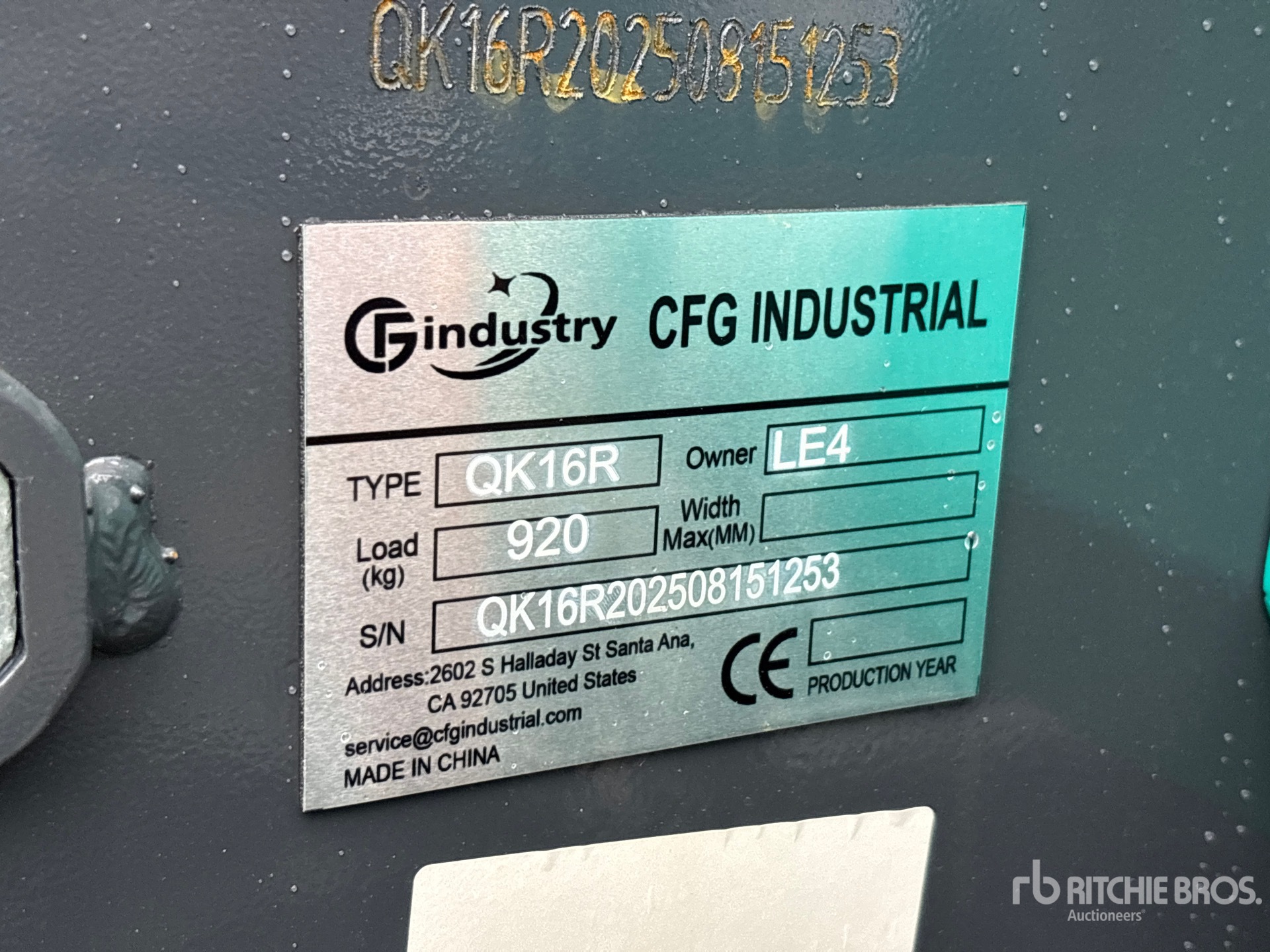 General Appearance with Numer seryjny/numer identyfikacyjny pojazdu