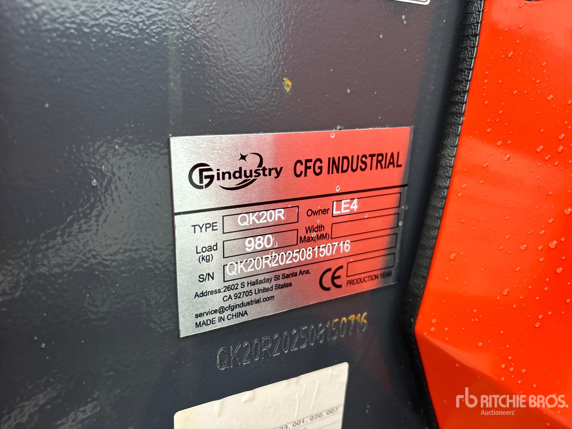 General Appearance with Seriennummer / FIN