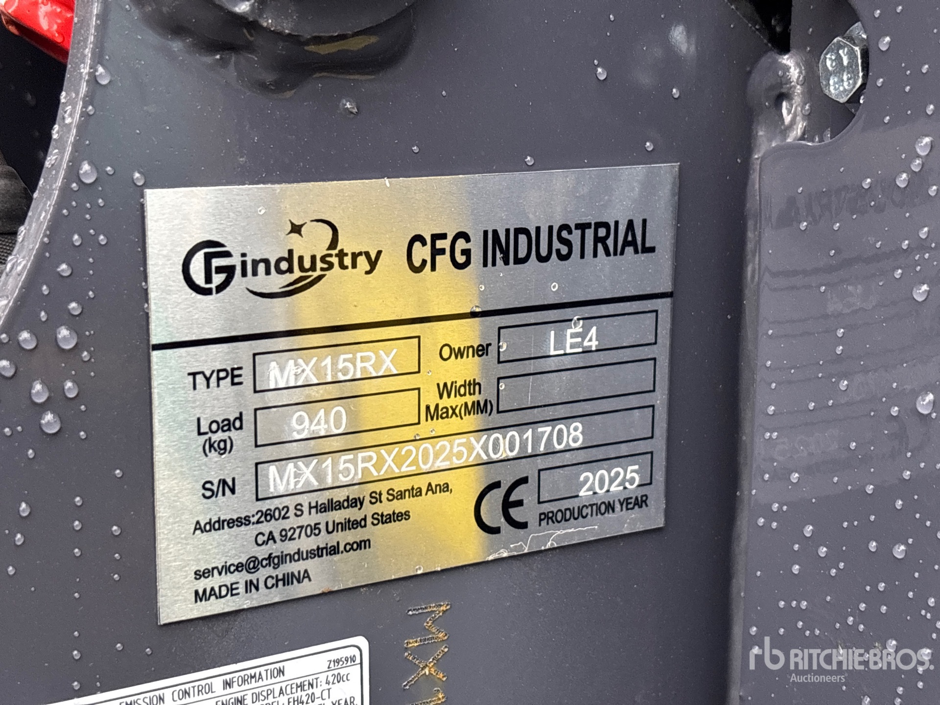 General Appearance with Numéro de série/Numéro d'identification du véhicule automobile