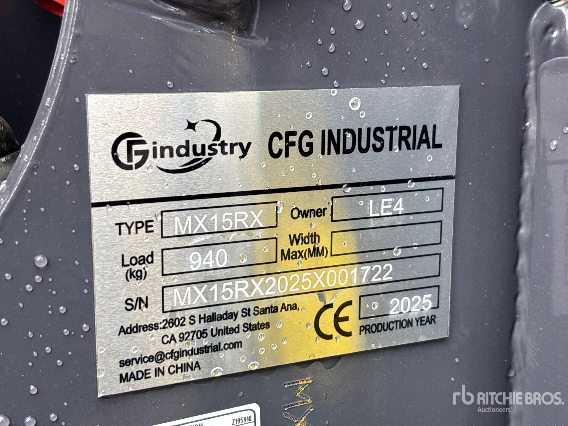 General Appearance with Numéro de série/Numéro d'identification du véhicule automobile