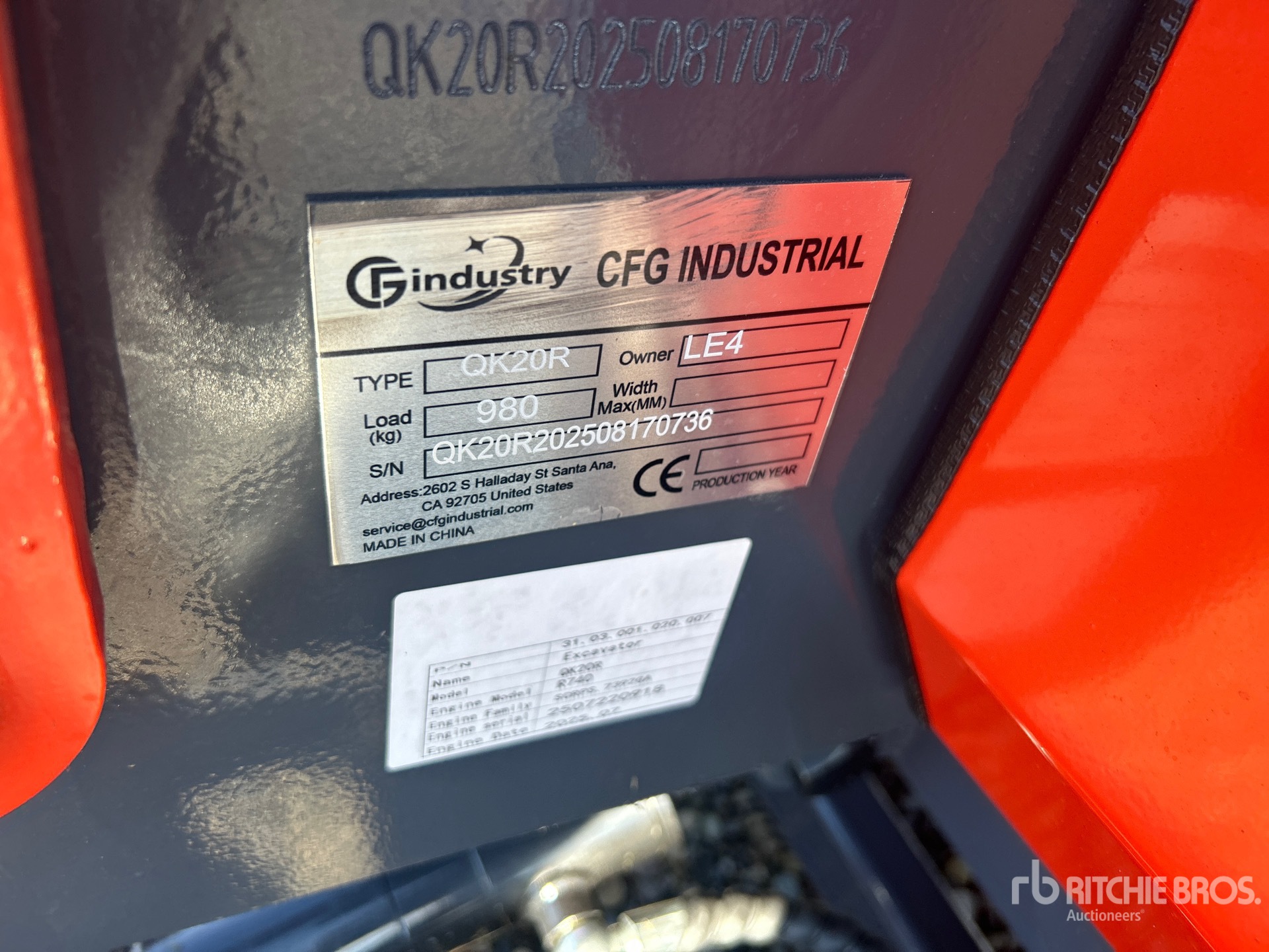 General Appearance with Numer seryjny/numer identyfikacyjny pojazdu