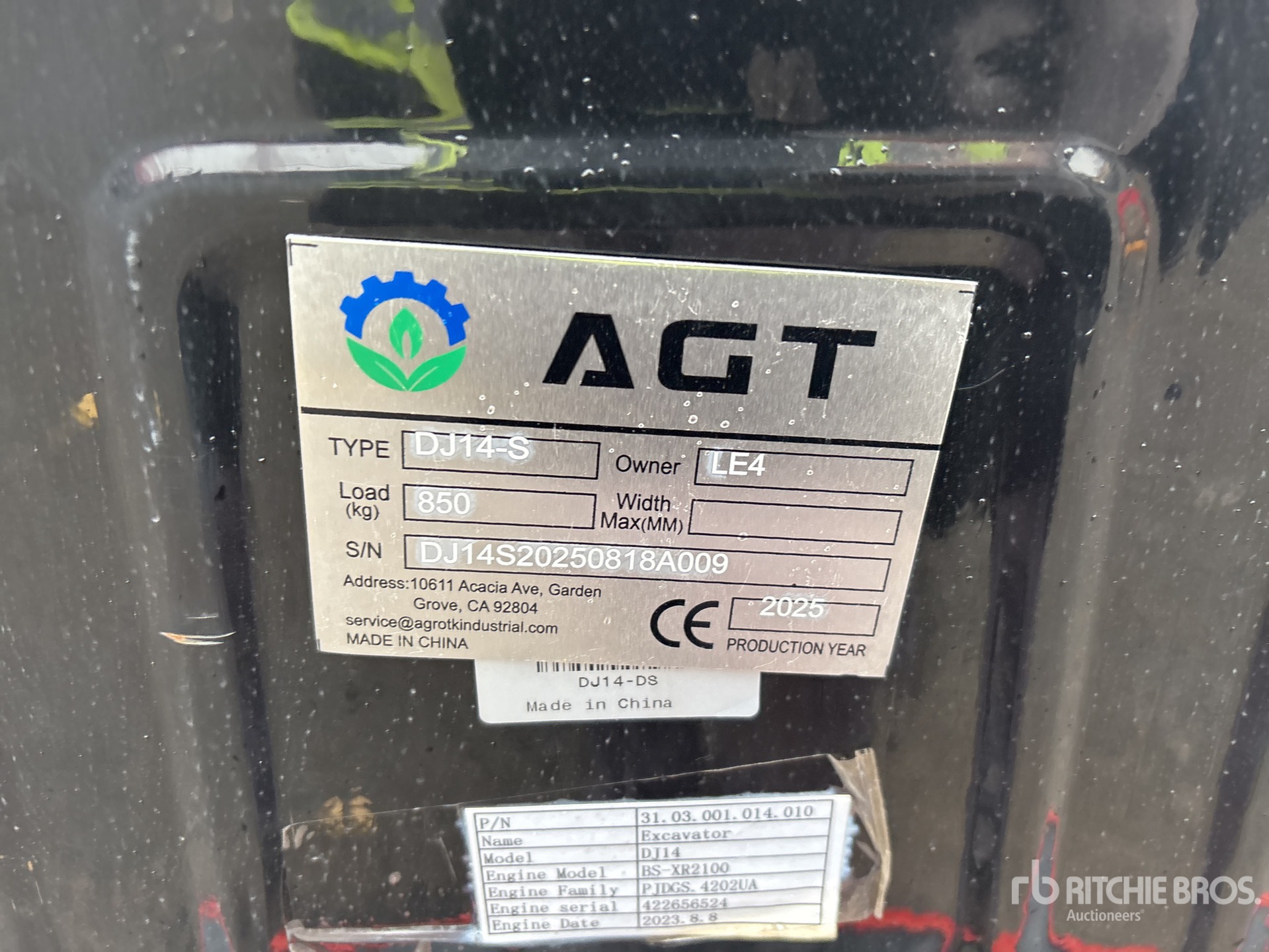 General Appearance with Numer seryjny/numer identyfikacyjny pojazdu