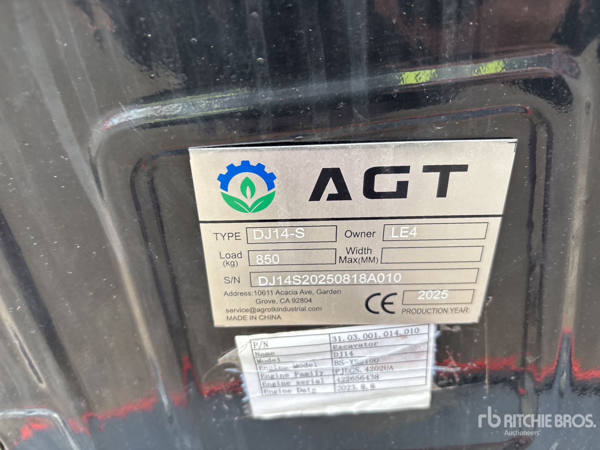 General Appearance with Numer seryjny/numer identyfikacyjny pojazdu