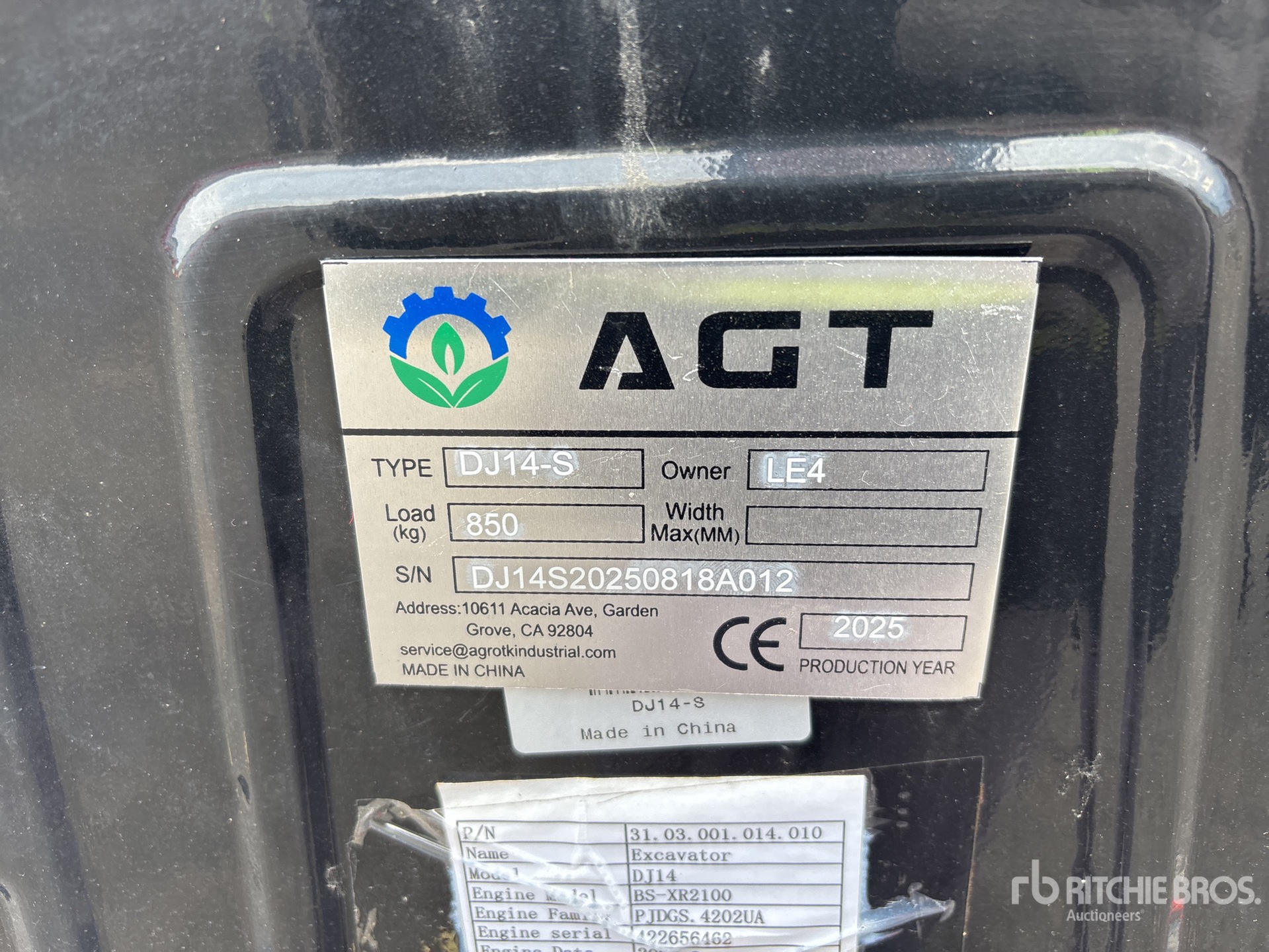 General Appearance with Numer seryjny/numer identyfikacyjny pojazdu