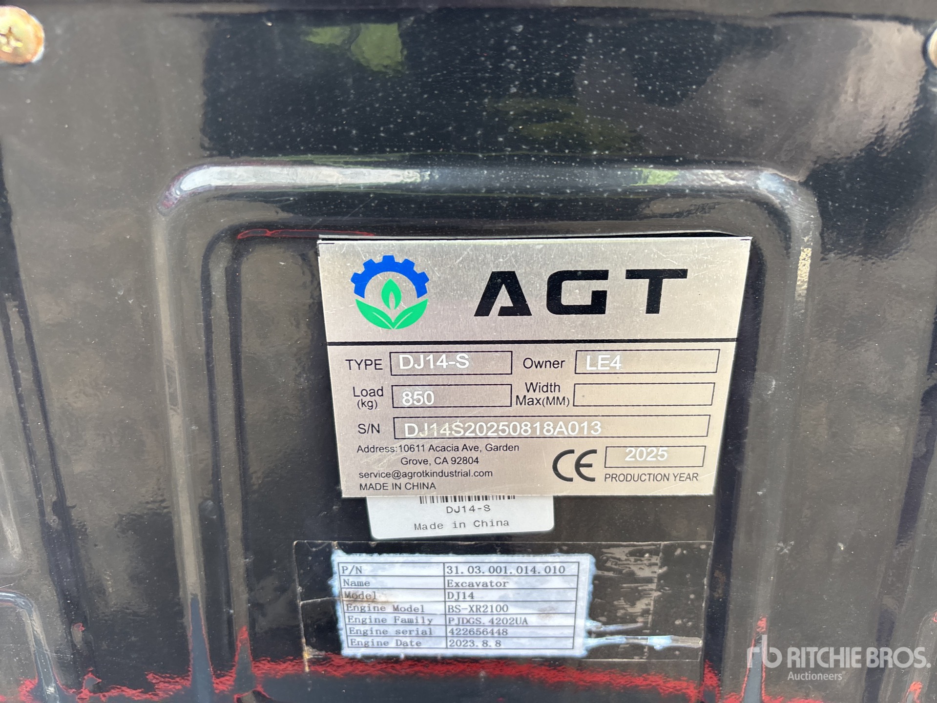 General Appearance with Numer seryjny/numer identyfikacyjny pojazdu